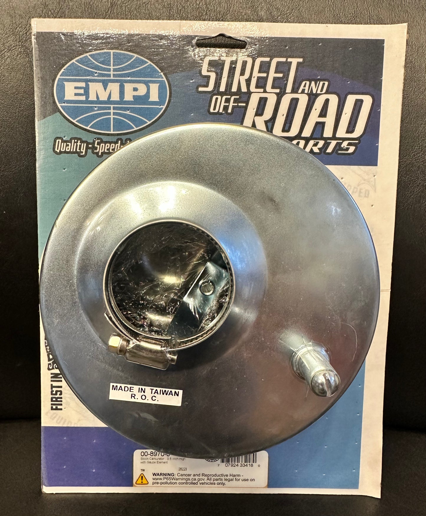 Air Cleaner for Stock VW Carb 3 1/2” High