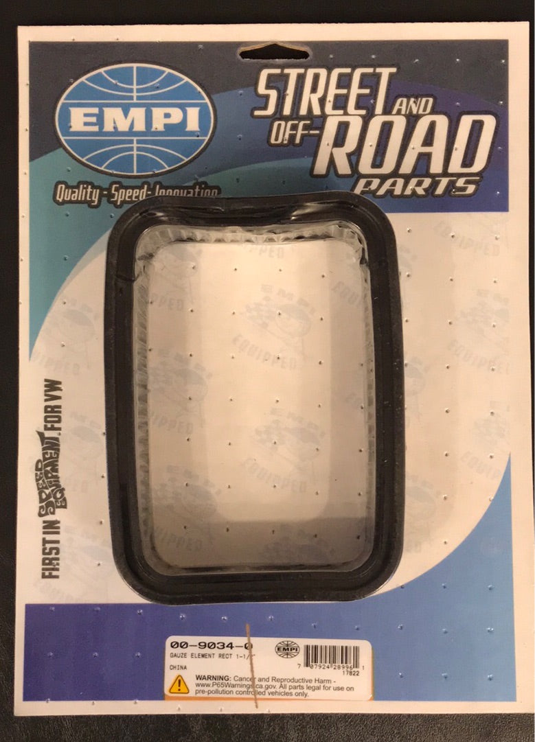 Gauze Element - Rectangular 1-1/2" | 00-9034-0