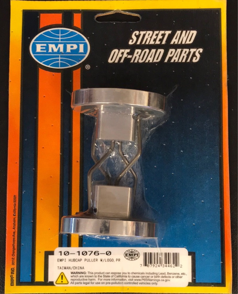 Hub Cap Puller w/ EMPI Logo (Black) - Pair | 10-1076-0