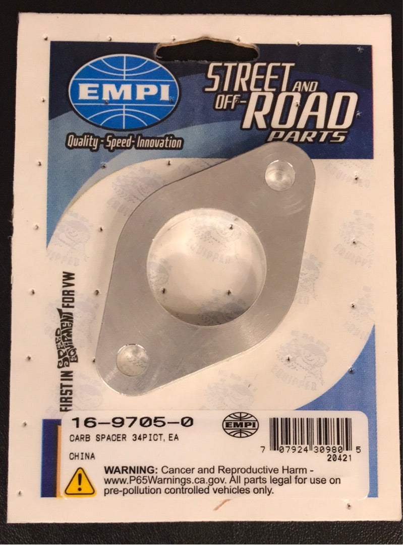 Carburetor Spacer - 34 PICT | 16-9705-0