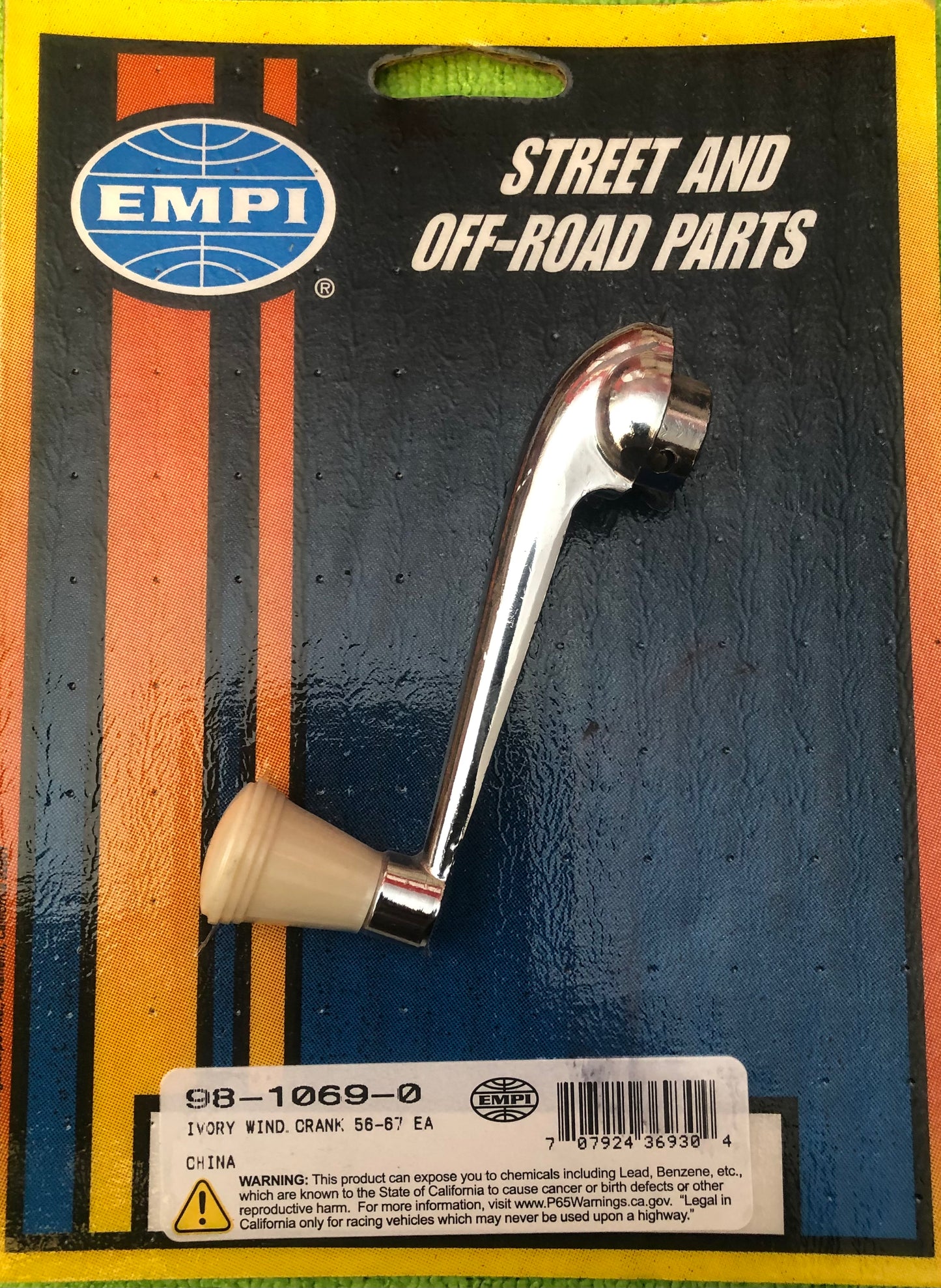 Window Crank T1 56-66 - Ivory | 98-1069-0