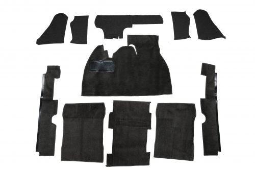 Carpet Kit for Super Beetle Convertible 73-79 - 11-Piece, Black | 00-3984-0