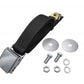 Seat Belt Chrome Latch - 2 Point Lap, Black | 18-1024-0