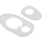 Hood Handle Seals T1 68-69 - Set of 2, Clear | 98-2044-0